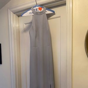 BHLDN Bridesmaid Dress: Montreal Crepe Dress (LIGHT BLUE)